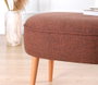 Atelier Del Sofa Puf Bohemio Rojo Teja